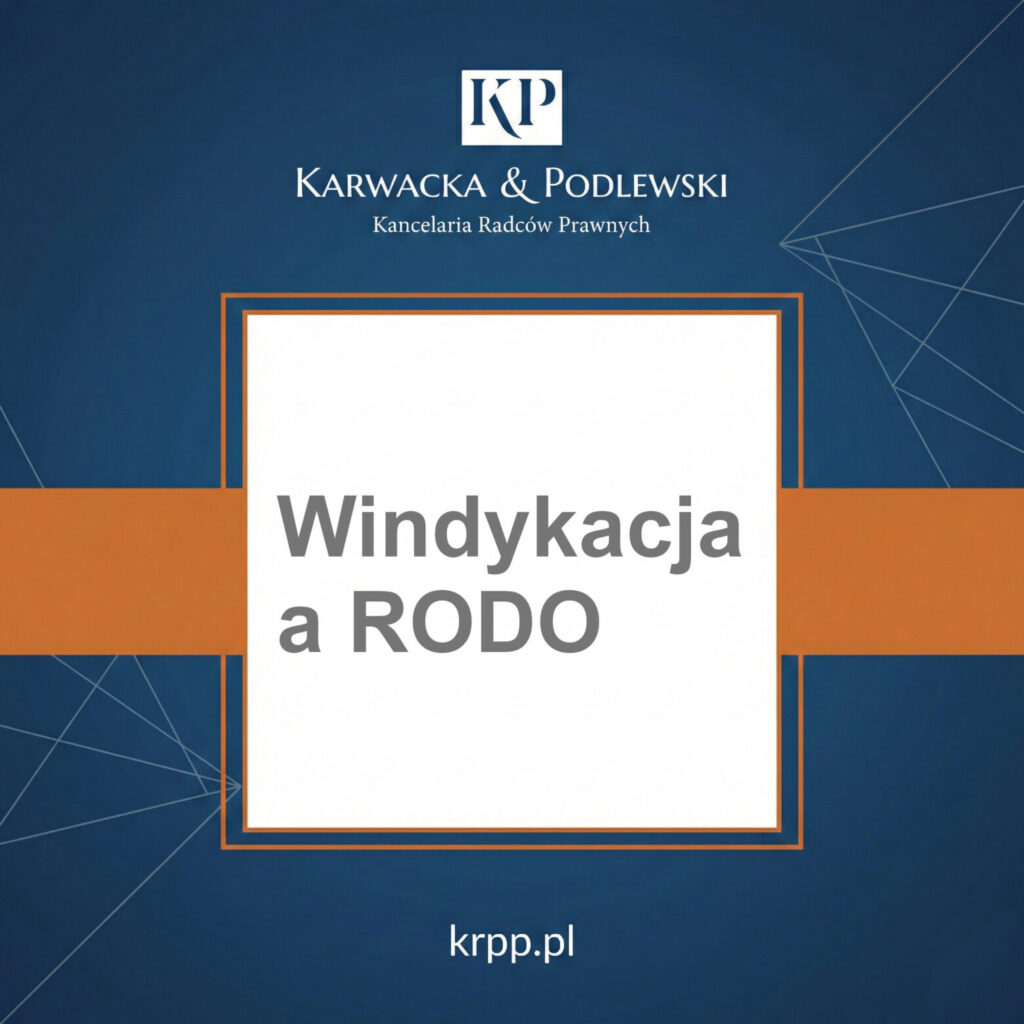 Windykacja a RODO