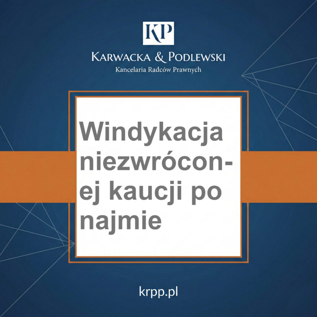 Windykacja niezwróconej kaucji